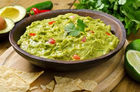 Guacamole dip Stock Photos