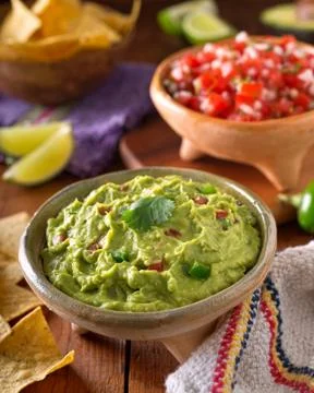 Guacamole Dip Stock Photos