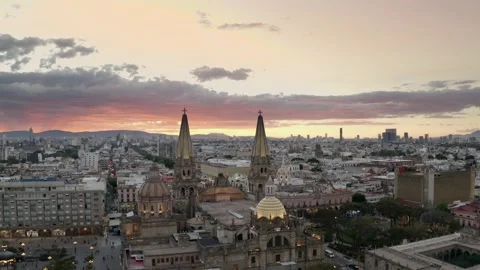 GUADALAJARA SUNSET Stock Footage 170903369