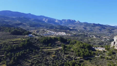 Guadalest Landscape Video stock 238934998