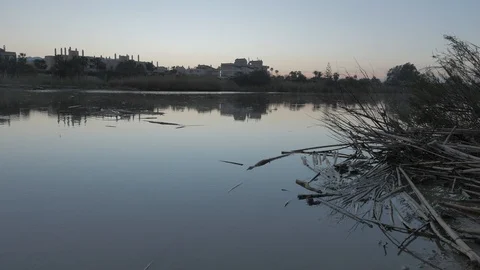 Guadalhorce river 스톡 동영상 126924696