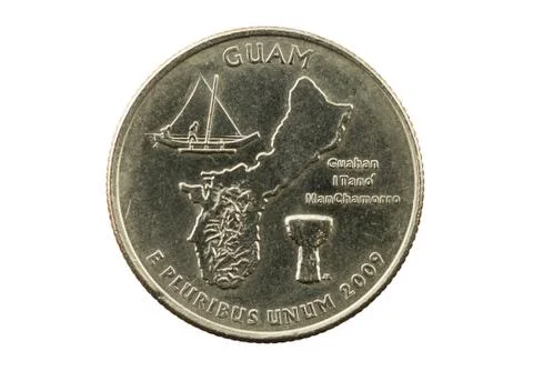 Guam quarter Stock Photos