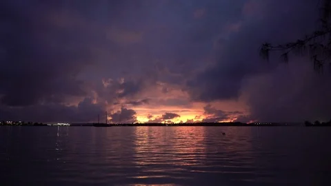 Guam Sunset Timelapse Video stock 118647926