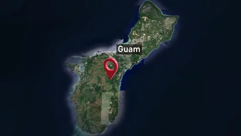 Guam Zoom from Space Video stock 232541028