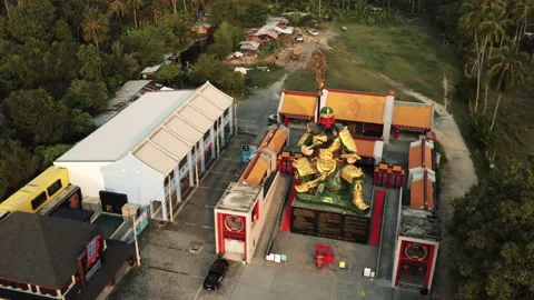 Guan Yu shrine Stock Footage 236460352