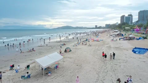 Guangdong April 24th, 2025: Exploring The Breathtaking Blue Seascape Of Huizhou Stock Footage 326828900