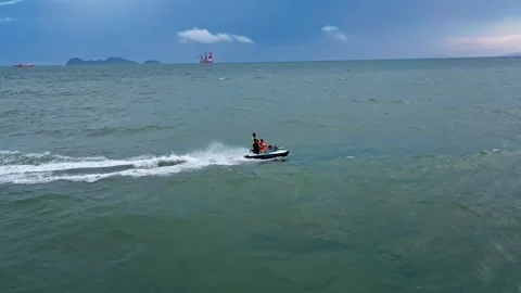 Guangdong April 24th, 2025: Exploring The Breathtaking Blue Seascape Of Huizhou Stock Footage 326829774