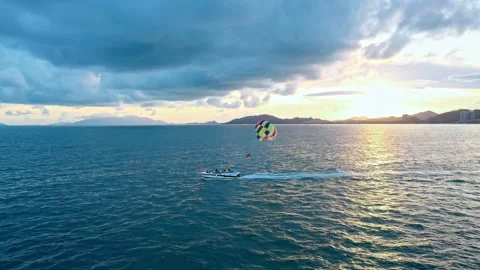 Guangdong April 24th, 2025: Exploring The Breathtaking Blue Seascape Of Huizhou Stock Footage 326831907
