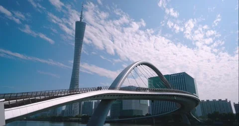 Guangzhou Cityscape Timelapse Video stock 330306047