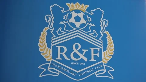 Guangzhou R&amp;F (Rich and Force) Football Club (Guangzhou Fuli Zuqiu Julebu) Stock Footage 203328525