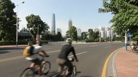 Guangzhou skyline Stock Footage 30519080