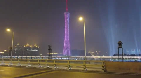 Guangzhou traffic Video stock 11031145