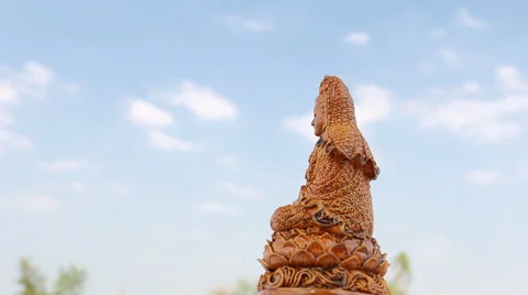 Guanyin statue Stock Footage 45595821