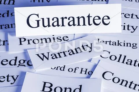 Guarantee concept Stock Illustration
