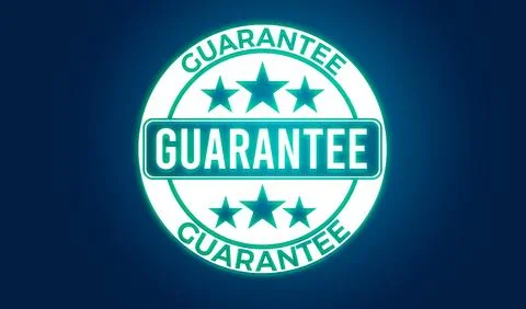 Guarantee neon Stock Illustration