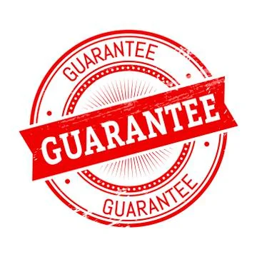 Guarantee round stamp Stock-Illustration