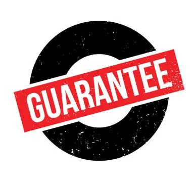 Guarantee rubber stamp Stock Illustration