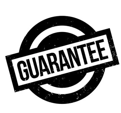 Guarantee rubber stamp Stock Illustration
