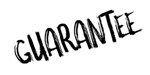 Guarantee rubber stamp Stock Illustration