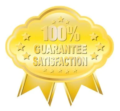 Guarantee satisfaction Stock Illustration