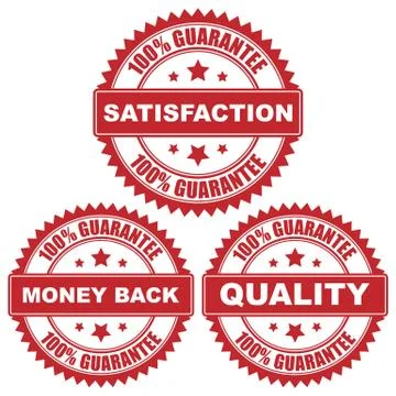 Guarantee seal Stock Illustration