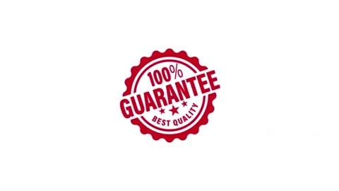 Guarantee Stamp Green Screen Stock Footage 303450072