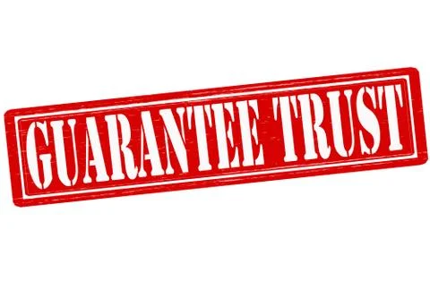 Guarantee trust Stock-Illustration