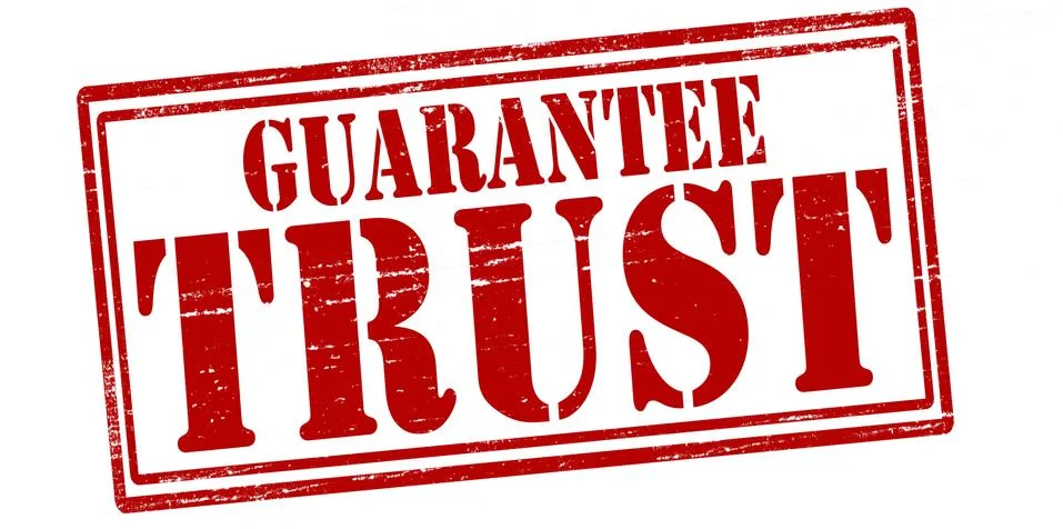 Guarantee trust Stock-Illustration