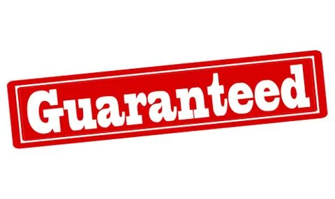 Guaranteed Stock Illustration