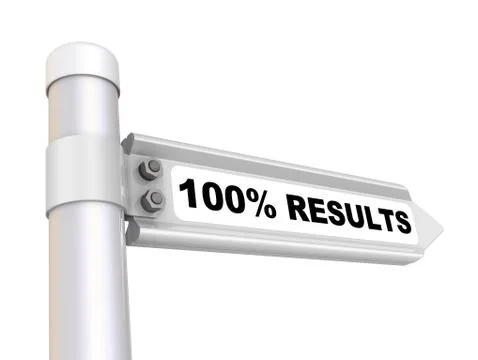 Guaranteed result. The waymark Stock Illustration