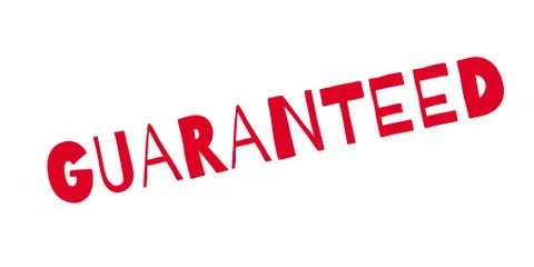 Guaranteed rubber stamp Stock Illustration