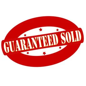 Guaranteed sold Stock Illustration