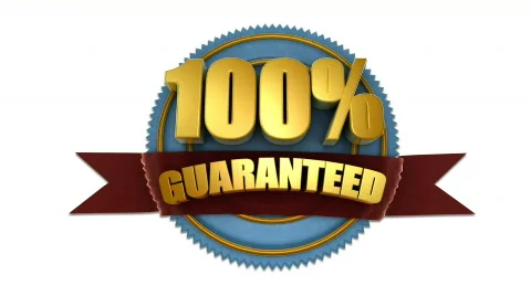 GuaranteeRibbon1080 Stock Footage