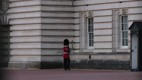 A guard at Buckingham Palace Vidéo 284666738