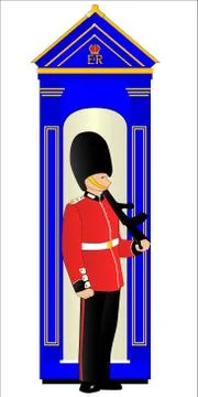 Guard duty Stock Illustration