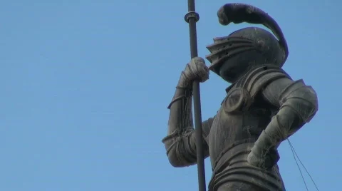 Guard knight Stock Footage