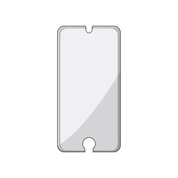 Guard phone screen protector cartoon vector illustration Illustrazione stock