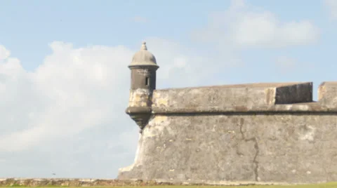 Guard Post in El Morro Castle 스톡 동영상 34480643
