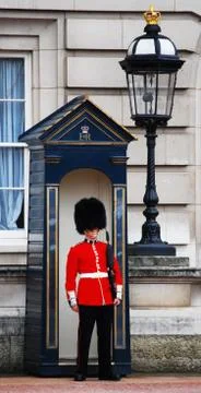 The guard of the Queen 스톡 사진