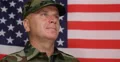 Guard Regiment Soldier Looking Proud Staying Stood Position Honoring USA Flag 4k or 4k+ Resolution