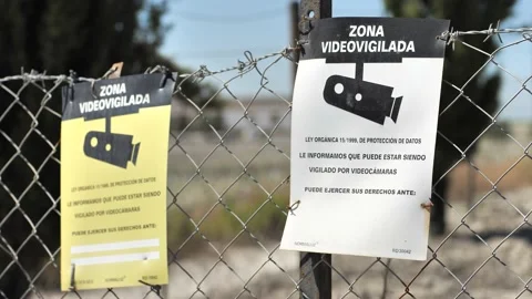 Guarded zone poster area Video stock 156614258