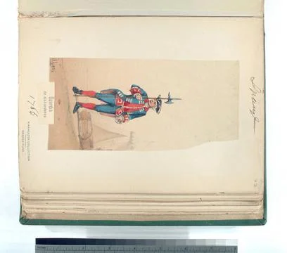 Guardia, de alabarderos. 1766 1910. Vinkhuijzen, Hendrik Jacobus. still im... Stock Photos