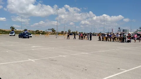 Guardia Display in Spain Stock Footage 111878332