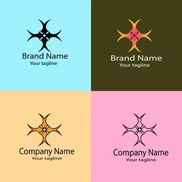 The Guardian Compass logo design Stock Illustration