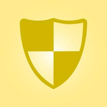 Guardian shield symbol. Stock Illustration