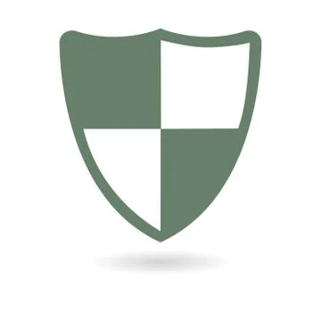 Guardian shield symbol. Stock Illustration