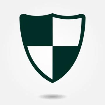Guardian shield symbol. Stock Illustration