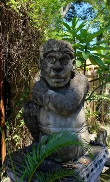 Guardian Statue Bali Stock Photos