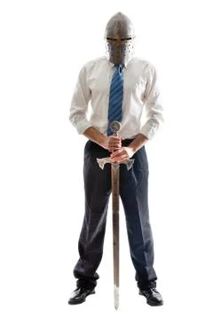 Guarding your money Stock Photos