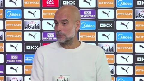 Guardiola calls Kyle Walker one of the greatest full-backs ever Stock Footage 317826711